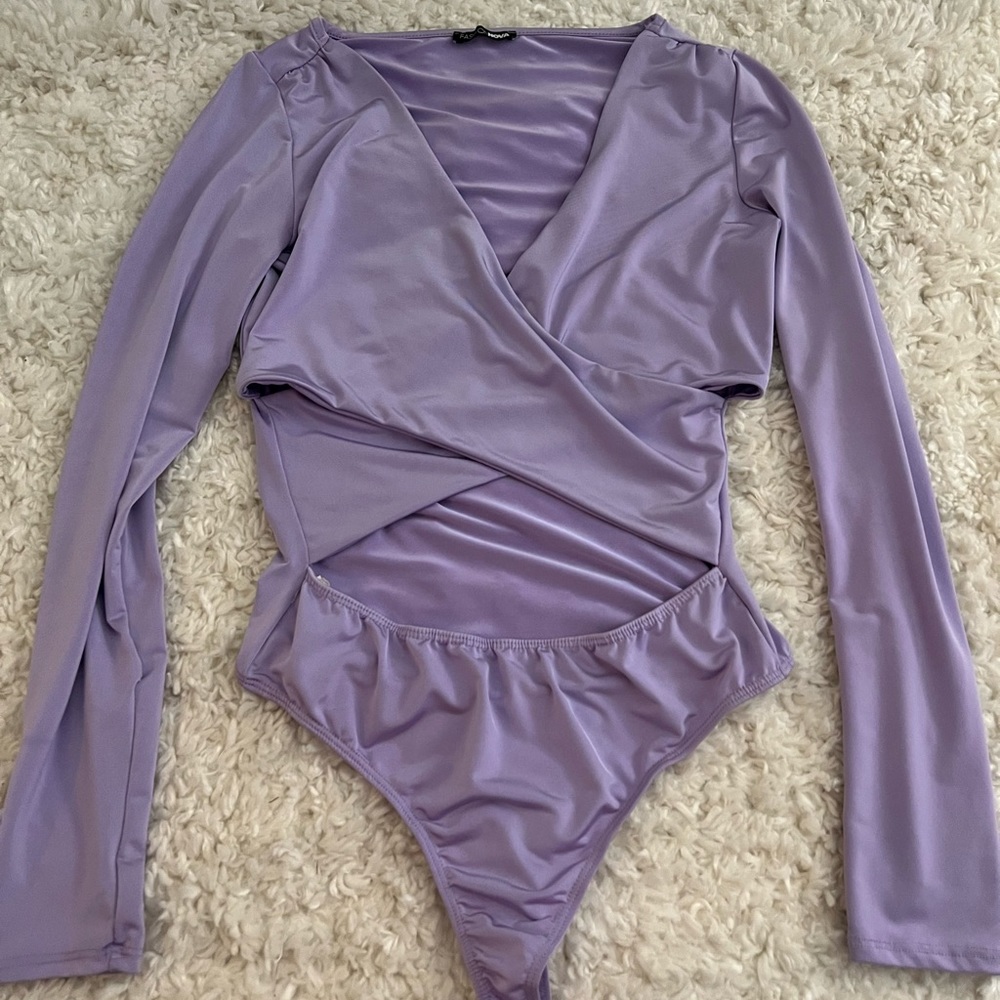 Crossover Cutout Bodysuit